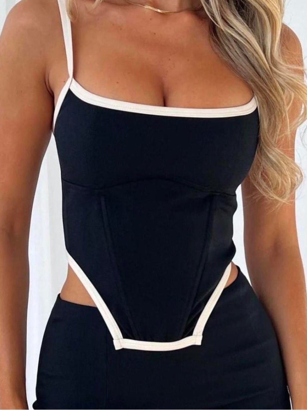 White Fox Boutique Still Your Best Bustier in Black
